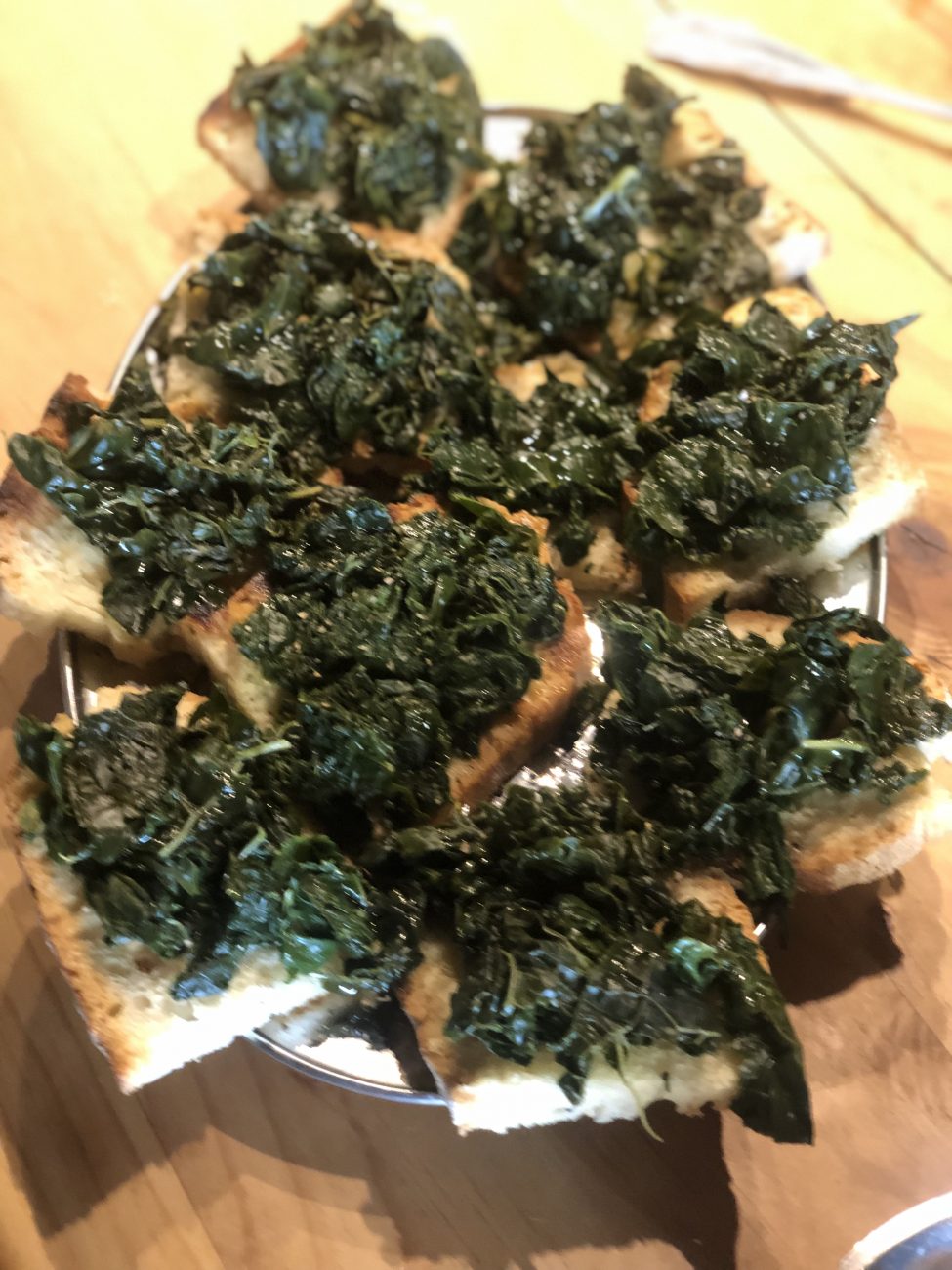 Fette col Cavolo – Bread with kale –